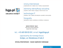 Tablet Screenshot of hgp.pl